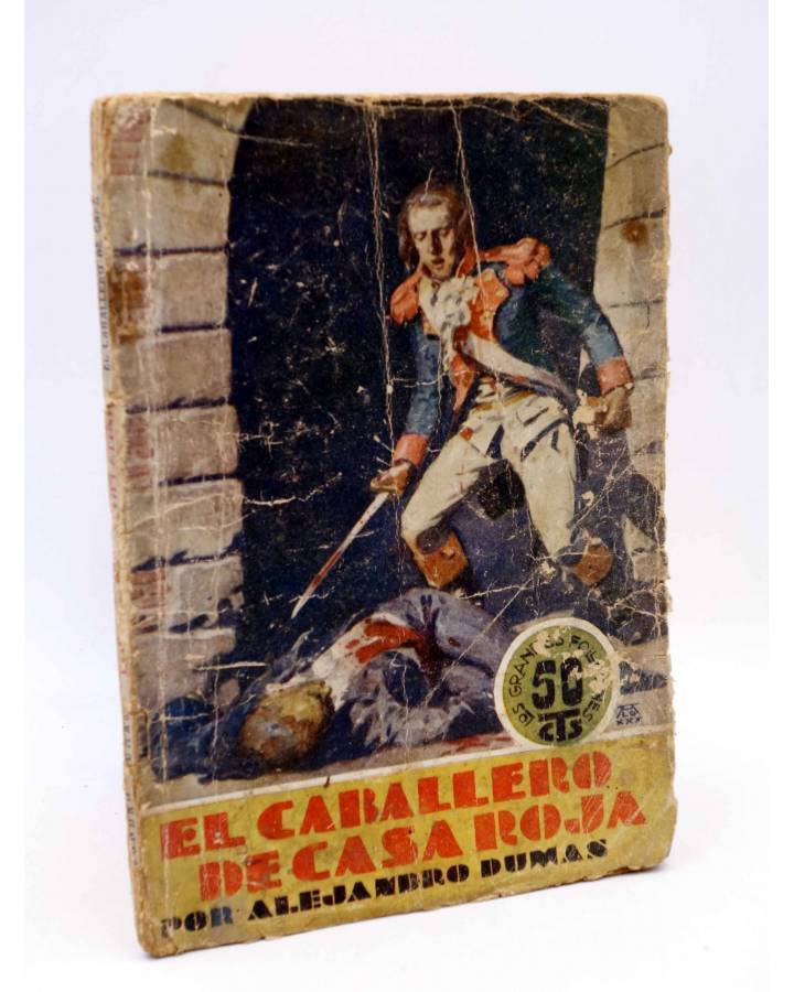 Cubierta de LOS GRANDES FOLLETINES 6. EL CABALLERO DE CASA ROJA 1 (Alejandro Dumas) Prensa Moderna Circa 1920