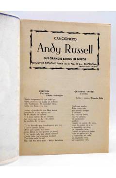 Muestra 1 de CANCIONERO 47. ANDY RUSSELL. TEMAS WEST SIDE STORY. Bistagne 1963