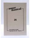 Contracubierta de CROMO SUPER MUSICAL 26. YES CHRIS SQUIRE. Eyder Circa 1980