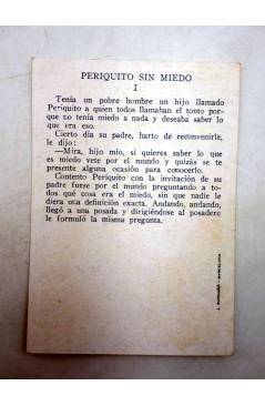 Muestra 1 de COLECCIONES EL NIÑO PERIQUITO SIN MIEDO COLECCIÓN DE 12 CROMOS. COMPLETA. J. Barguñó Circa 1950