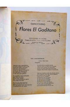 Muestra 1 de CANCIONERO 8. FLORES EL GADITANO. FLAMENCO. Bistagne 1961