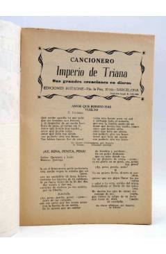 Muestra 1 de CANCIONERO. IMPERIO DE TRIANA. SUS GRANDES CREACIONES EN DISCOS. Bistagne 1959