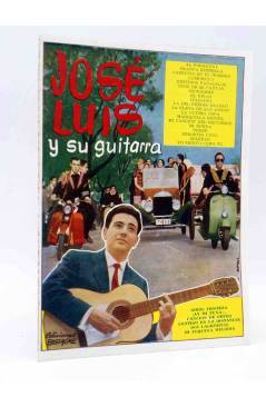 Cubierta de CANCIONERO. JOSÉ LUÍS Y SU GUITARRA 1. Bistagne 1960
