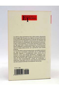 Contracubierta de BIBLIOTECA BÁSICA ESPACIO TIEMPO 1. CIENCIA Y CONCIENCIA (Abelardo Hernández) Espacio y Tiempo 1992