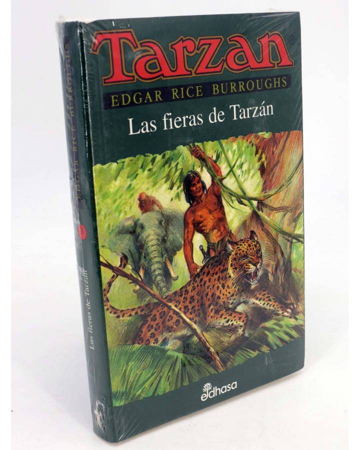 Cubierta de TARZAN 3. LAS FIERAS DE TARZÁN (Edgar Rice Burroughs) Edhasa 1995