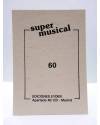 Contracubierta de CROMO SUPER MUSICAL 60. LUZ CASAL. Eyder Circa 1980