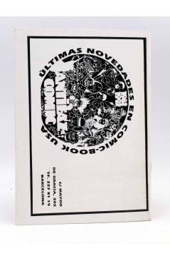 Contracubierta de FANZINE FANHUNTER VOL I Nº 4. CREE EN DICK (Cels Piñol / Chemapamundi) Gusa Comics 1994