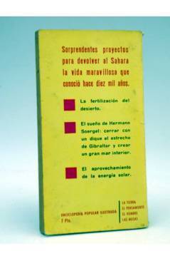 Contracubierta de ENCICLOPEDIA POPULAR ILUSTRADA SERIE T 12. EL SAHARA (Percival Mc. Key) G.P. 1962