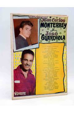 Cubierta de CANCIONERO. JUAN CARLOS MONTERREY Y JOSÉ GUARDIOLA. Bistagne 1958