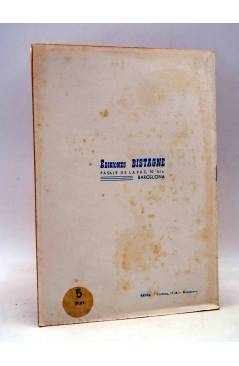 Contracubierta de CANCIONERO EXTRAODINARIO. LOLA FLORES. TODAS SUS CANCIONES. 32 págs. Bistagne 1960
