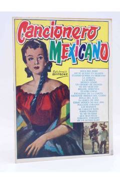 Cubierta de CANCIONERO 74. CANCIONERO MEXICANO. Bistagne 1963