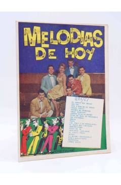 Cubierta de CANCIONERO 61. MELODÍAS DE HOY. Bistagne 1963