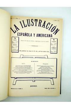 Cubierta de REVISTA LA ILUSTRACIÓN ESPAÑOLA Y AMERICANA. SEGUNDO SEMESTRE 1907. INCOMPLETO (Vvaa) Madrid 1907