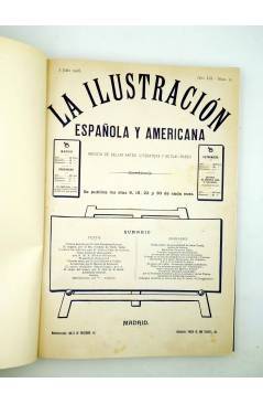Cubierta de REVISTA LA ILUSTRACIÓN ESPAÑOLA Y AMERICANA. SEGUNDO SEMESTRE 1908. INCOMPLETO (Vvaa) Madrid 1908