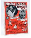 Cubierta de CANCIONERO. MÚSICA DE HOY: ROCK AND ROLL CAROSONE J CUENCA. Bistagne Circa 1950