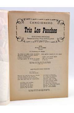 Muestra 1 de CANCIONERO. TRIO LOS PANCHOS. Bistagne 1959