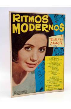 Cubierta de CANCIONERO 95. RITMOS MODERNOS: TERESA MARÍA. Bistagne 1964