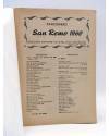 Contracubierta de CANCIONERO. SAN REMO ÉXITOS DEL FESTIVAL. RENATO RASCEL. Bistagne 1960