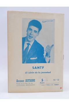 Muestra 1 de CANCIONERO 12. SANTY CASTELLANOS. SUS ÉXITOS EN DISCOS BELTER. Bistagne 1962