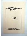 Contracubierta de CROMO SUPER MUSICAL 149. ANGELA (Angela) Eyder Circa 1980