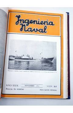 Muestra 3 de INGENIERÍA NAVAL. REVISTA TÉCNICA AÑO 1961 COMPLETO. NºS 307 a 318 (Vvaa) AIN 1961