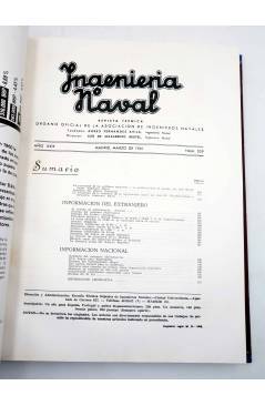Muestra 8 de INGENIERÍA NAVAL. REVISTA TÉCNICA AÑO 1961 COMPLETO. NºS 307 a 318 (Vvaa) AIN 1961