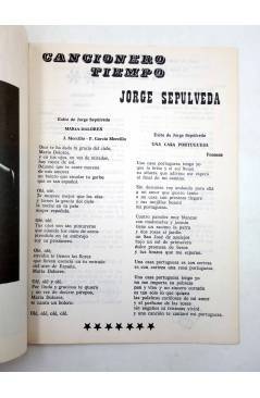 Muestra 1 de CANCIONERO TIEMPO. JORGE SEPÚLVEDA (Jorge Sepúlveda) Vilmar 1972