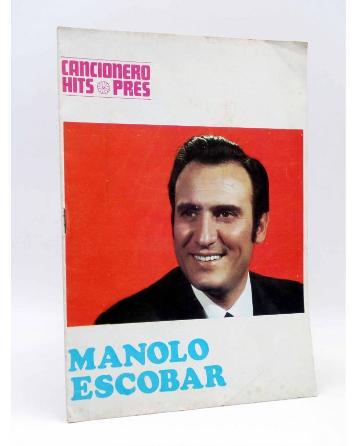 Cubierta de CANCIONERO HITS PRES. MANOLO ESCOBAR (Manolo Escobar) Presidente 1969