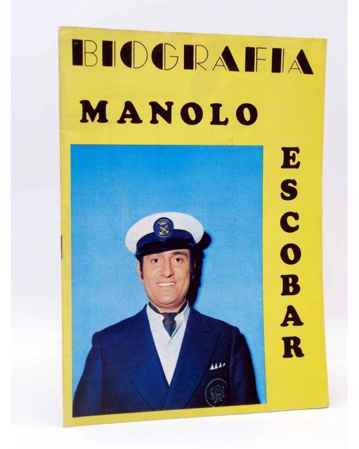 Cubierta de BIOGRAFÍA. MANOLO ESCOBAR (Manolo Escobar) Presidente 1970