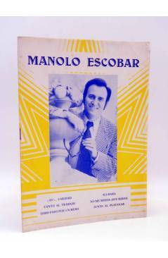 Cubierta de CANCIONERO. MANOLO ESCOBAR (Manolo Escobar) Marazul 1974