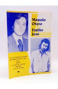 Cubierta de CANCIONERO. MANOLO OTERO / EMILIO JOSÉ (Manolo Otero / Emilio José) Marazul 1975