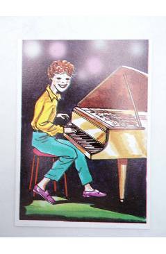 Cubierta de CROMO SUPER MUSICAL 183. PIANO. Eyder Circa 1980
