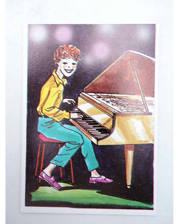 Cubierta de CROMO SUPER MUSICAL 183. PIANO. Eyder Circa 1980