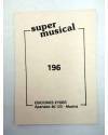 Contracubierta de CROMO SUPER MUSICAL 196. ??. Eyder Circa 1980