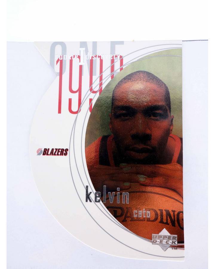 Cubierta de TRADING CARD NBA BASKETBALL ROOKIE I DISCOVERY R15. KELVIN CATO. Upper Deck 1998