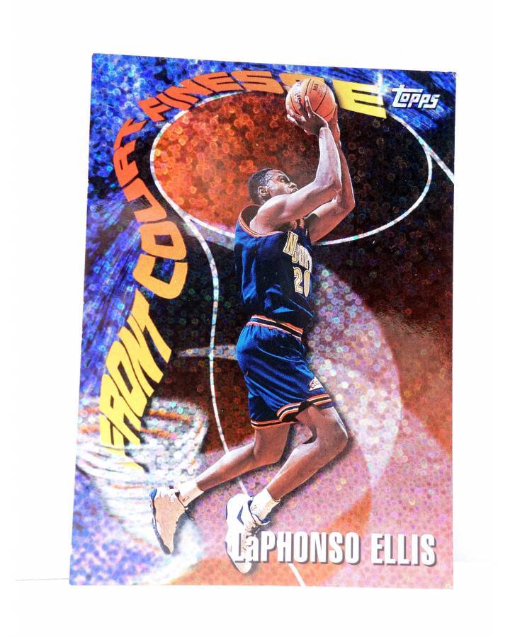 Cubierta de TRADING CARD BASKETBALL NBA SEASON'S BEST 15. LaPHONSO ELLIS. Topps 1997