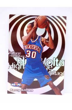 Cubierta de TRADING CARD BASKETBALL NBA HOOPS HIGH VOLTAGE HV9. KERRY KITTLES. SkyBox 1998