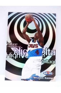 Cubierta de TRADING CARD BASKETBALL NBA HOOPS HIGH VOLTAGE HV18. SHAWN KEMP. SkyBox 1998