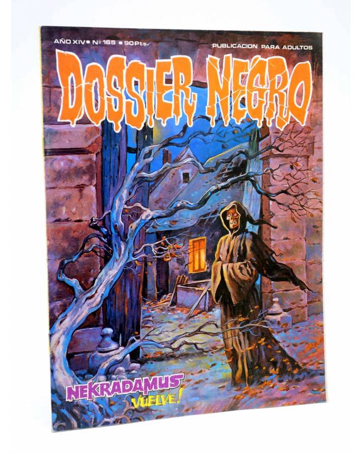 Cubierta de DOSSIER NEGRO 165. NEKRADAMUS VUELVE! (Vvaa) Giesa 1983