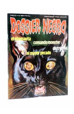 Cubierta de DOSSIER NEGRO 182. EL ETERNAUTA COMANDO MONSTER… (Vvaa) Giesa 1984