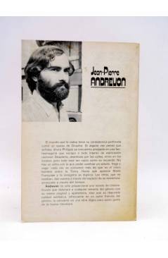 Contracubierta de ALBIA FICCIÓN 3. MUNDO DESIERTO (Jean Pierre Andrevon) Albia 1978