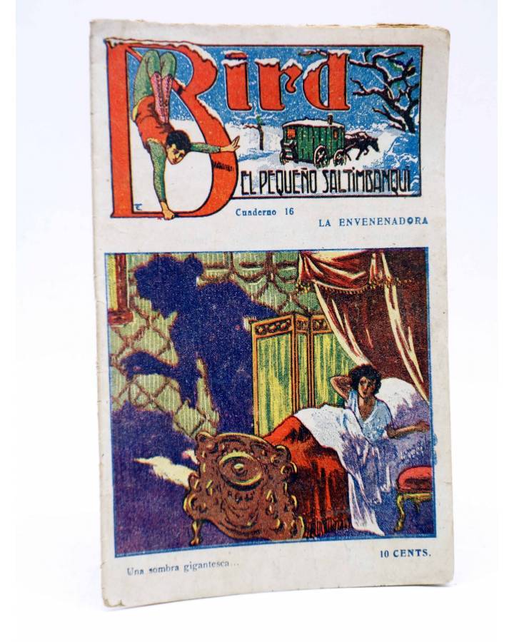 Cubierta de BIRD EL PEQUEÑO SALTIMBANQUI 16. La envenenadora (Eleme) Librería Granada Circa 1920