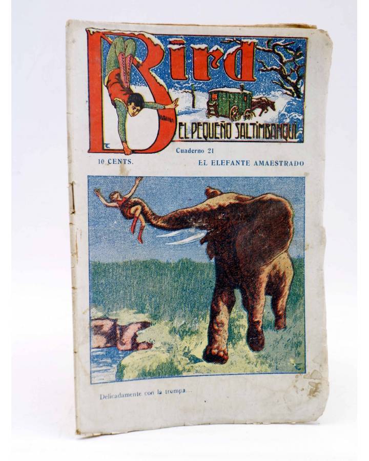 Cubierta de BIRD EL PEQUEÑO SALTIMBANQUI 21. El elefante amaestrado (Eleme) Librería Granada Circa 1920