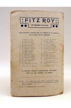 Contracubierta de BIRD EL PEQUEÑO SALTIMBANQUI 27. Entre llamas (Eleme) Librería Granada Circa 1920