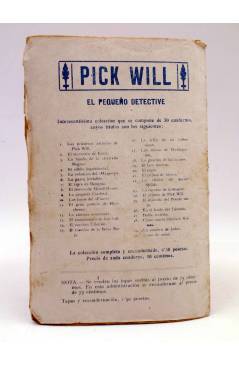 Contracubierta de BIRD EL PEQUEÑO SALTIMBANQUI 31. El desvío (Eleme) Librería Granada Circa 1920