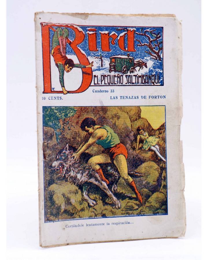Cubierta de BIRD EL PEQUEÑO SALTIMBANQUI 33. Las tenazas de Forton (Eleme) Librería Granada Circa 1920