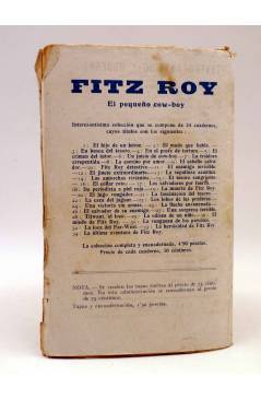 Contracubierta de BIRD EL PEQUEÑO SALTIMBANQUI 34. El goliat del pueblo (Eleme) Librería Granada Circa 1920