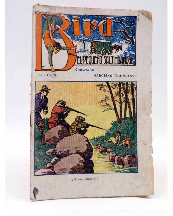 Cubierta de BIRD EL PEQUEÑO SALTIMBANQUI 38. Garobing Triunfante (Eleme) Librería Granada Circa 1920