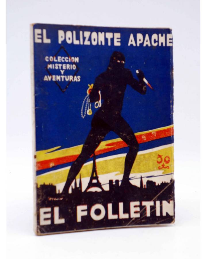 Cubierta de EL FOLLETÍN 2ª ÉPOCA AÑO III Nº 130. EL POLIZONTE APACHE (Souvestre Allain) Prensa Popular 1925