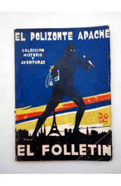 Muestra 1 de EL FOLLETÍN 2ª ÉPOCA AÑO III Nº 130. EL POLIZONTE APACHE (Souvestre Allain) Prensa Popular 1925
